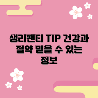 생리팬티 가격, 생리팬티 비용 절약, 건강한 생리용품 선택, 왜 생리팬티인가, 생리팬티 추천 방법