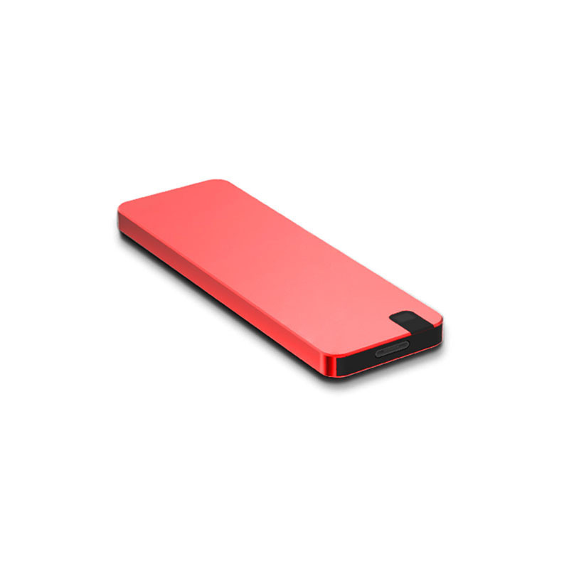 Tragbare SSD, Metall, 105 × 32 × 8 mm