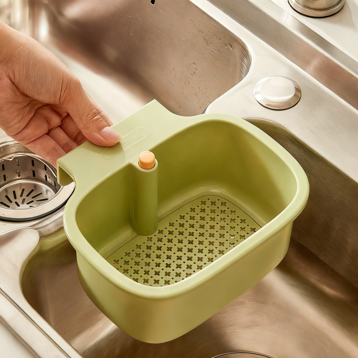 Sink strainer with pressure release