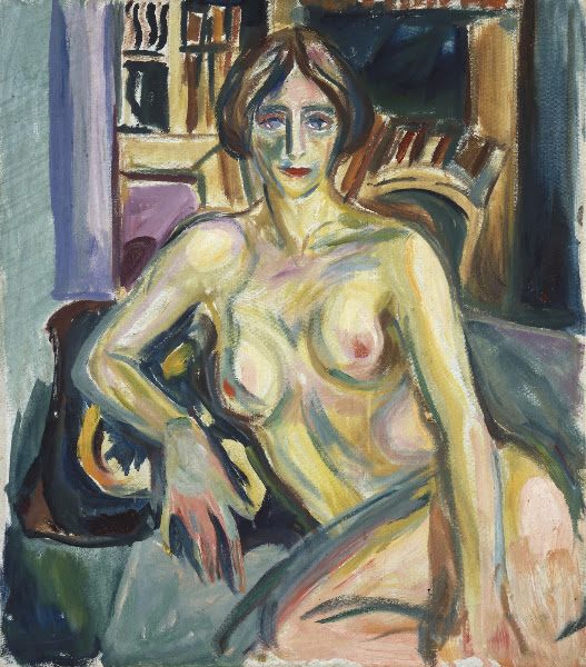 Nude Sitting on the Couch 19251926
