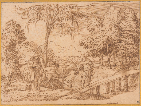 The Flight into Egypt c 1540