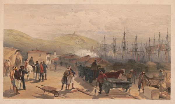 The railway at Balaklava looking south 1855