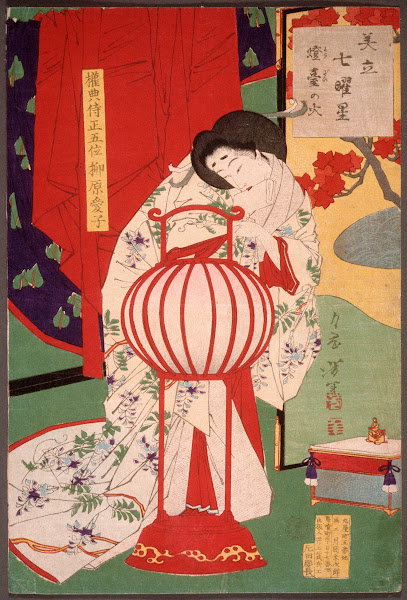 Fire in the Lamp Stand 1878