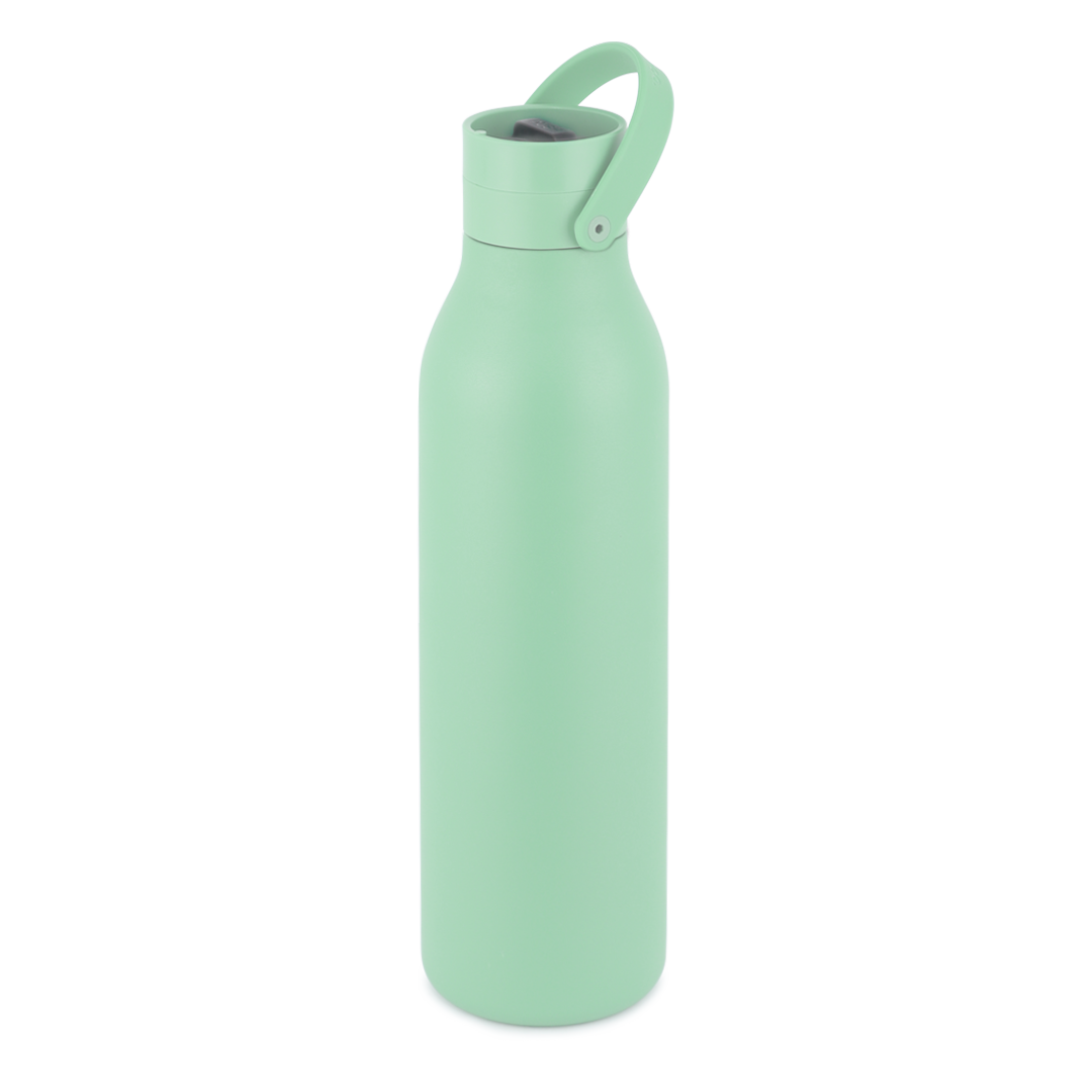 Recycled Stainless Steel Bottle 1000ml Coated Seaglass Green
