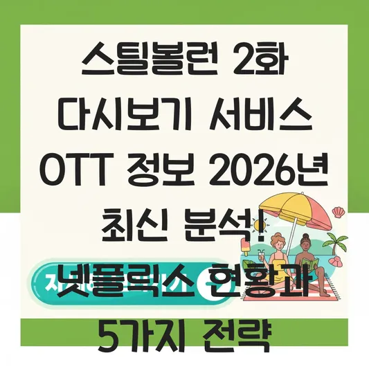 스틸볼런 2화 다시보기 서비스 ott 정보