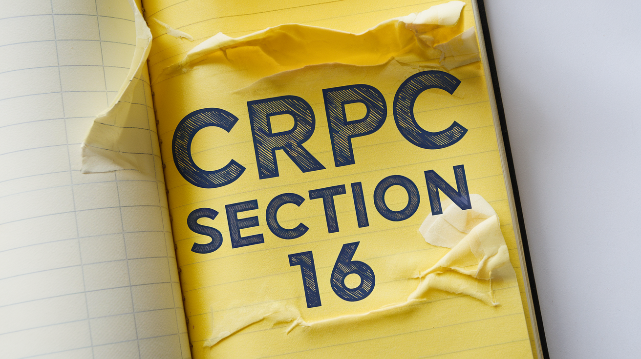 CrPC Section 16 – Territorial Jurisdiction of Courts
