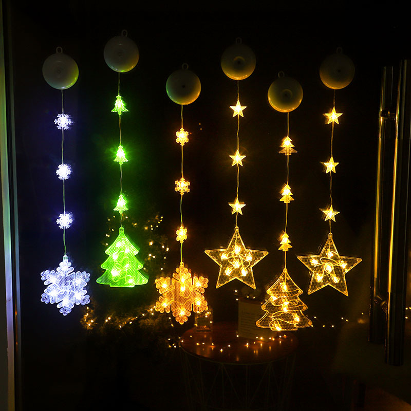 LED Christmas Suction Light for Windows
