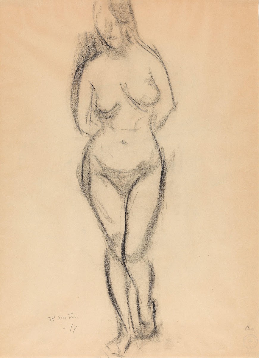 Stående kvinneakt 1914