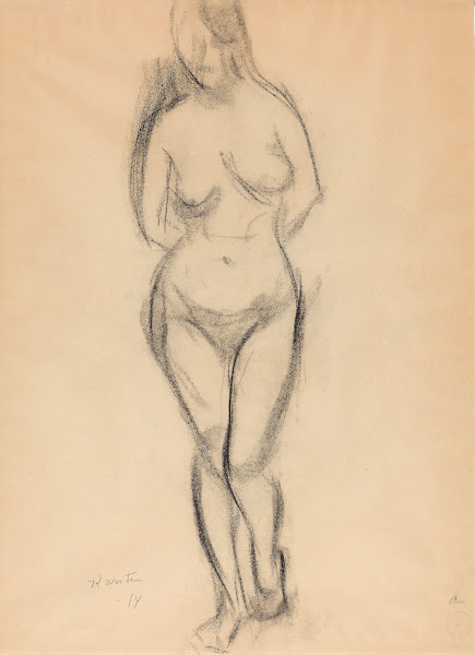 Stående kvinneakt 1914