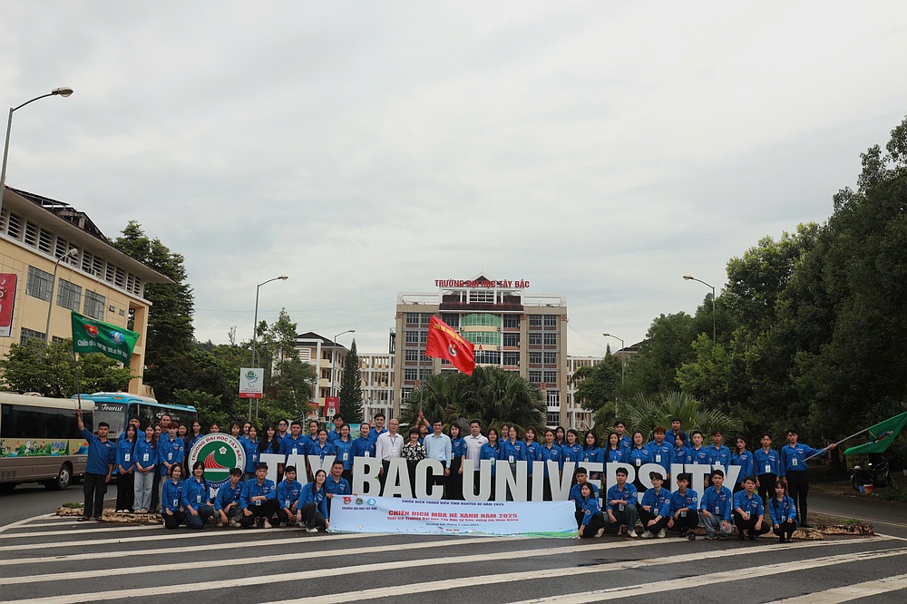 Đoàn Thanh niên - Hội sinh viên Trường Đại học Tây Bắc triển khai thành công chiến dịch thanh niên tình nguyện hè năm 2025