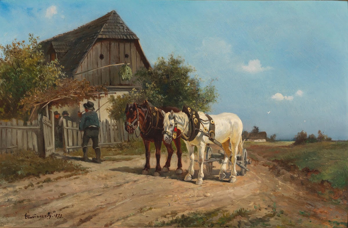 Besuch beim Heurigen 1873