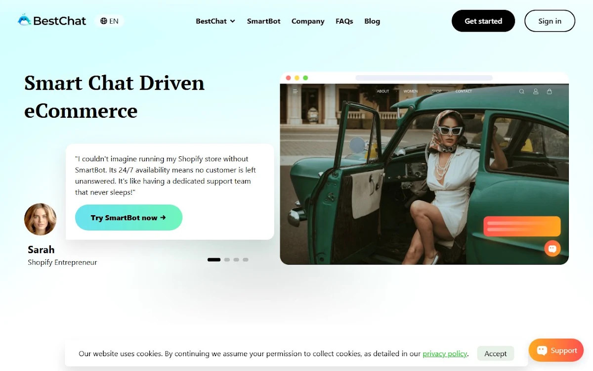 Captura de bestchat.com