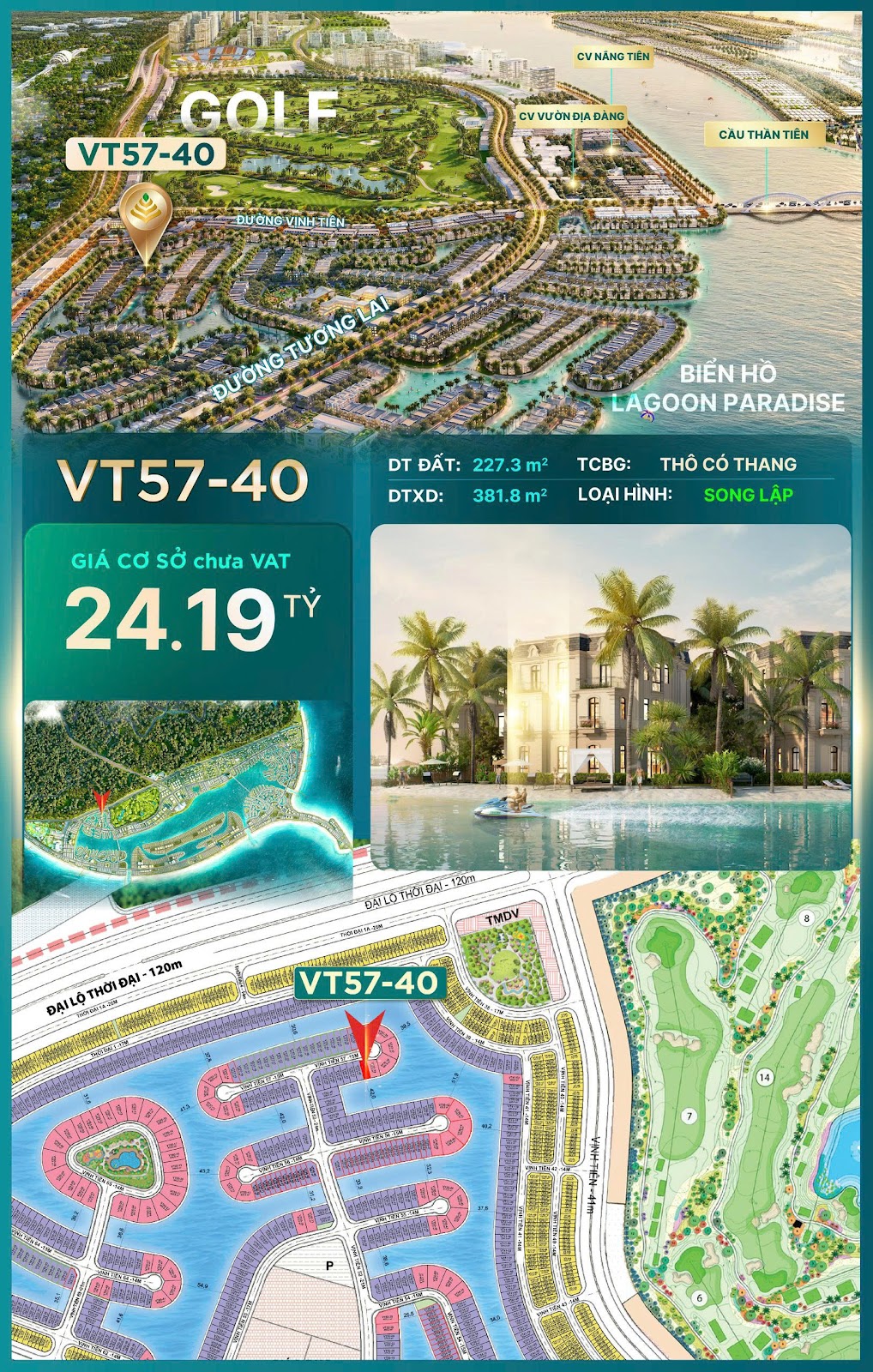 VT57-40 VINHOMES GREEN PARADISE