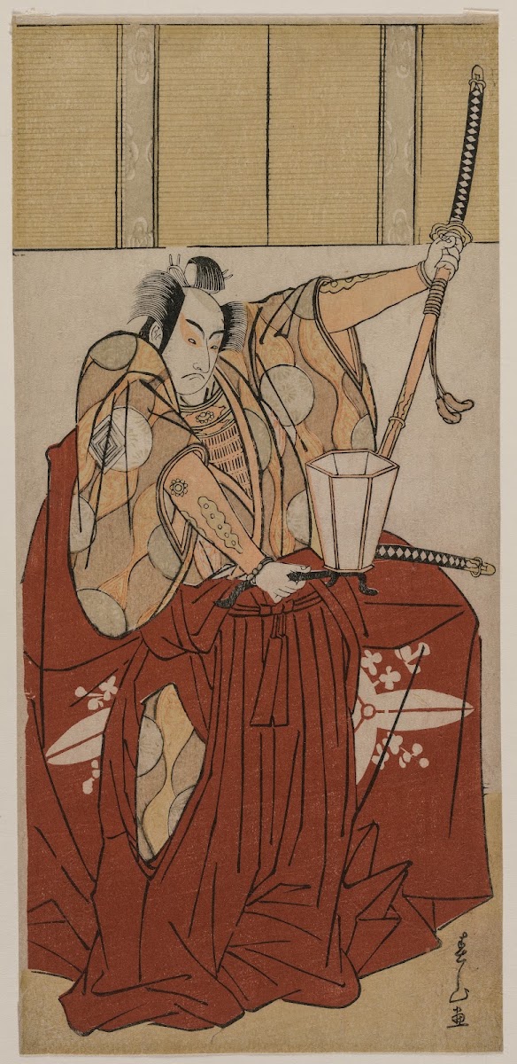 Ichikawa Monnosuke II as Urabe no Suetake 1781