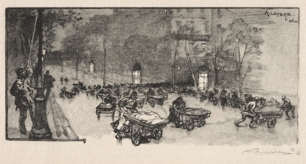 Le Boulevard au coin du Fauborg Montmartre 1890