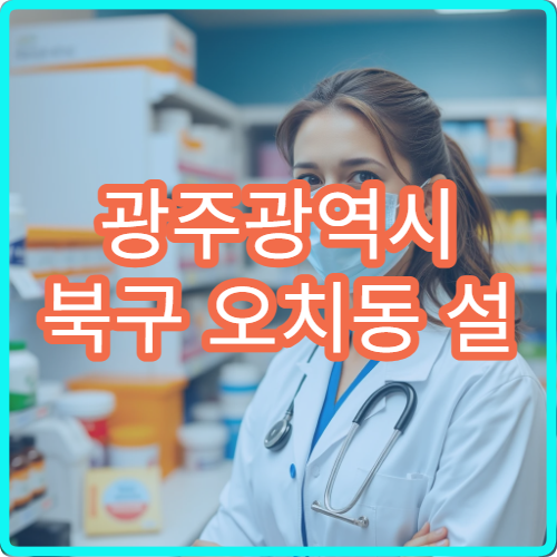 광주광역시 북구 오치동 설 명절 연휴 문 여는 약국