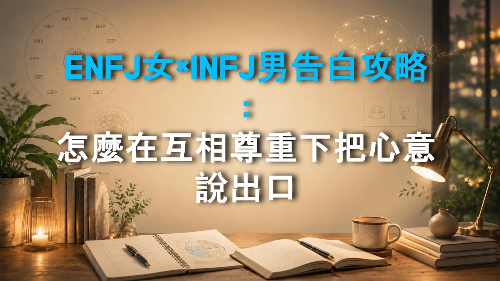 ENFJ女×INFJ男告白攻略：怎麼在互相尊重下把心意說出口