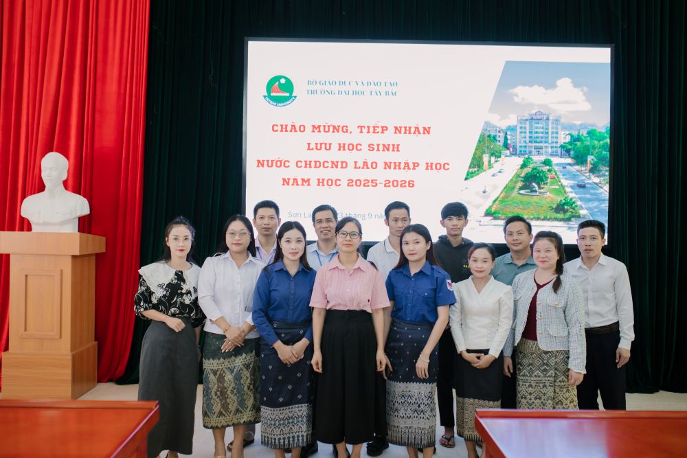Trường Đại học Tây Bắc tiếp nhận Lưu học sinh Lào nhập học đợt 1 năm học 2025-2026