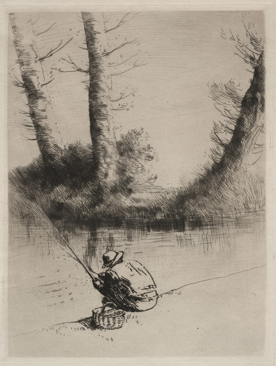 Le Pêcheur à la Ligne c 18571911
