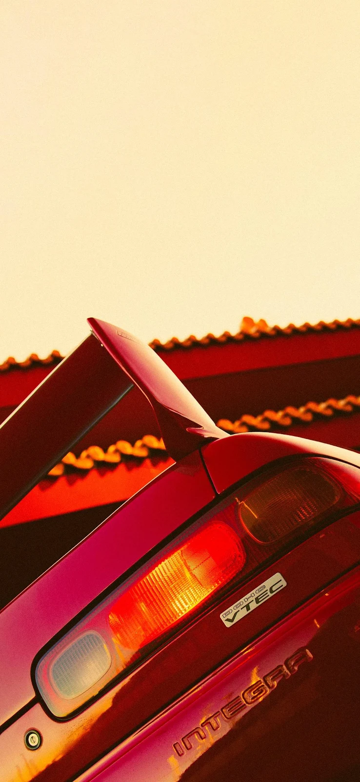 Honda Integra Type R Tail - Automotive Photography Full HD iPhone Wallpaper (1152x2498)