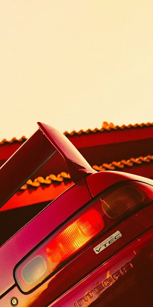 Honda Integra Type R Tail Full HD iPhone Wallpaper Background
