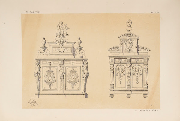 Médaillers ou meubles à bijoux 1866