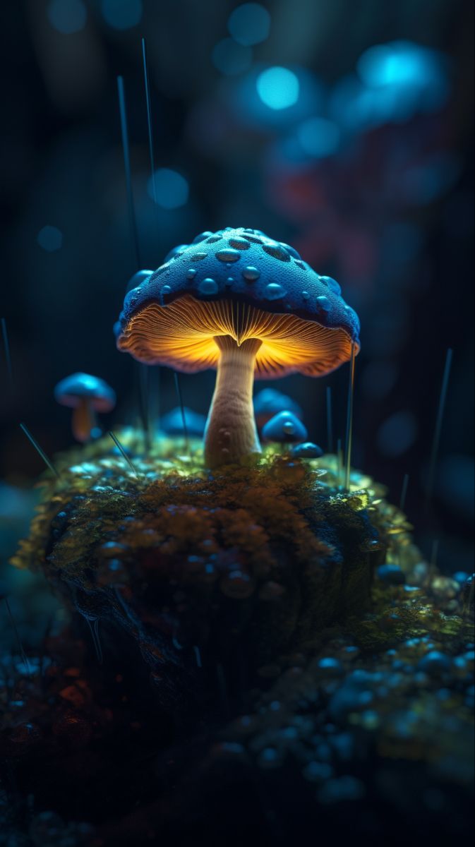 Glowing Mushroom Picture