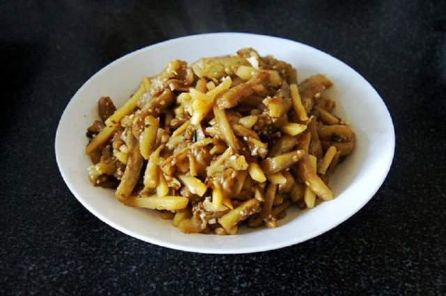 Cà Tím Xào Khoai Tây