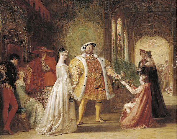 Henry VIIIs first interview with Anne Boleyn 1836