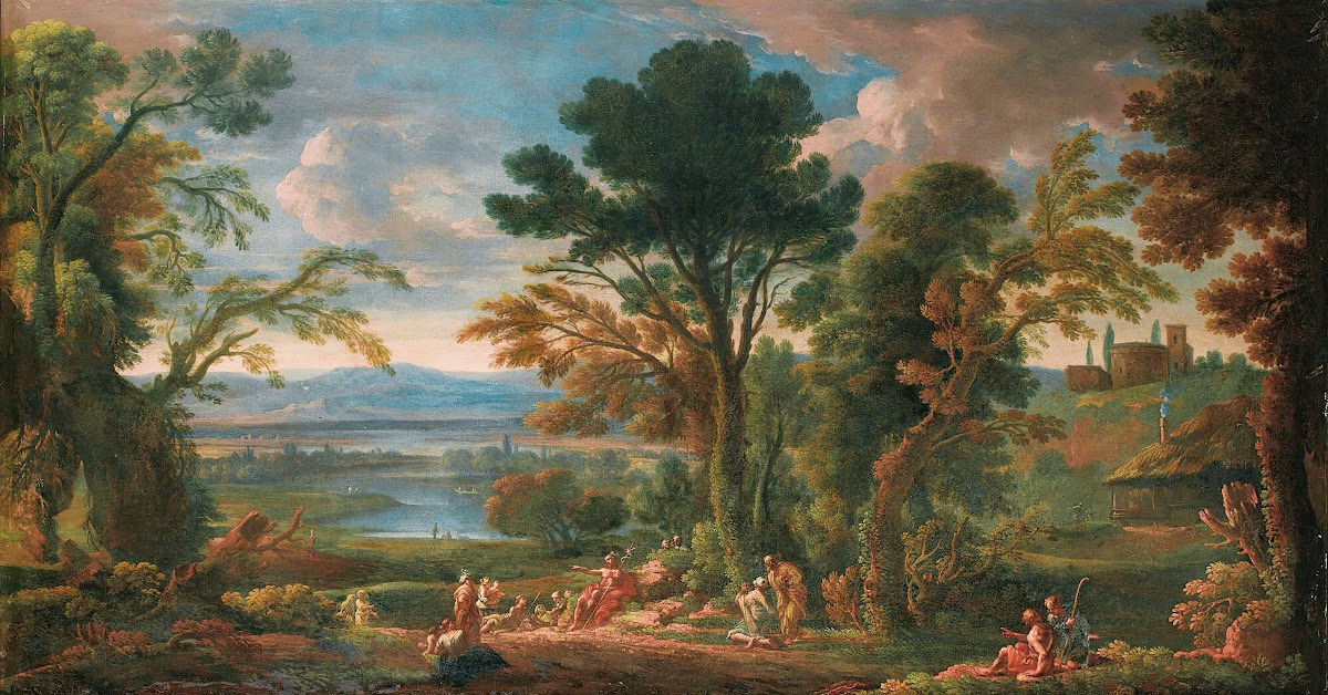 Landscape with the preaching of St John the Baptist