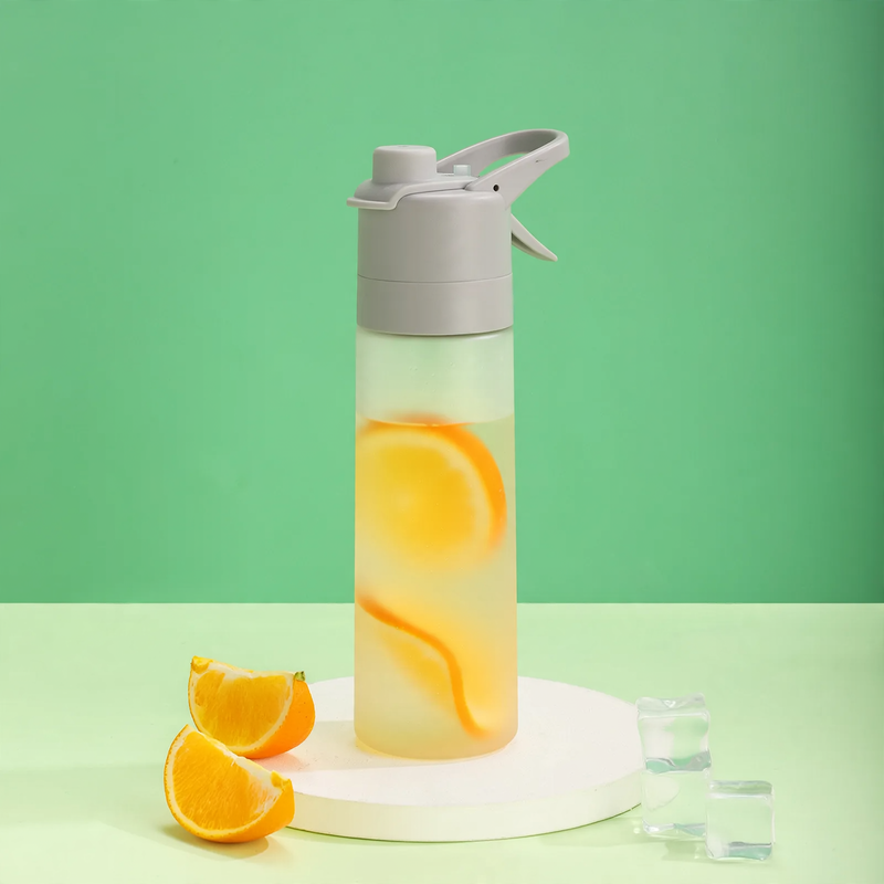 Spray Bottle with Straw, 650 ml, Tritan
