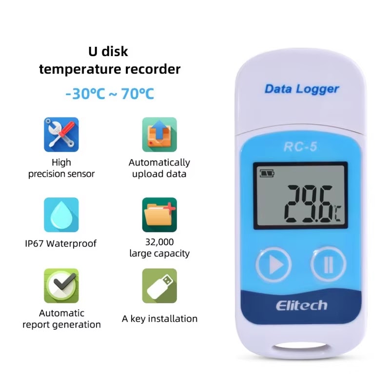 USB Temperature Recorder Cold Chain