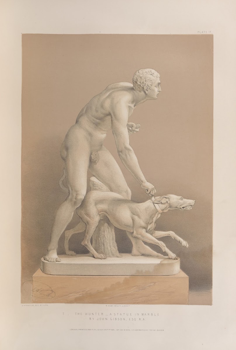The hunter  a statue in marble 1851   1853