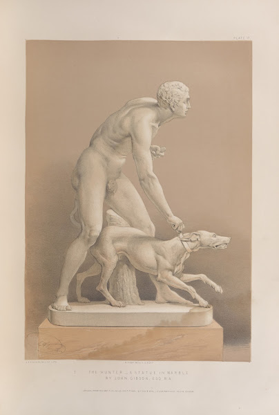 The hunter  a statue in marble 1851   1853