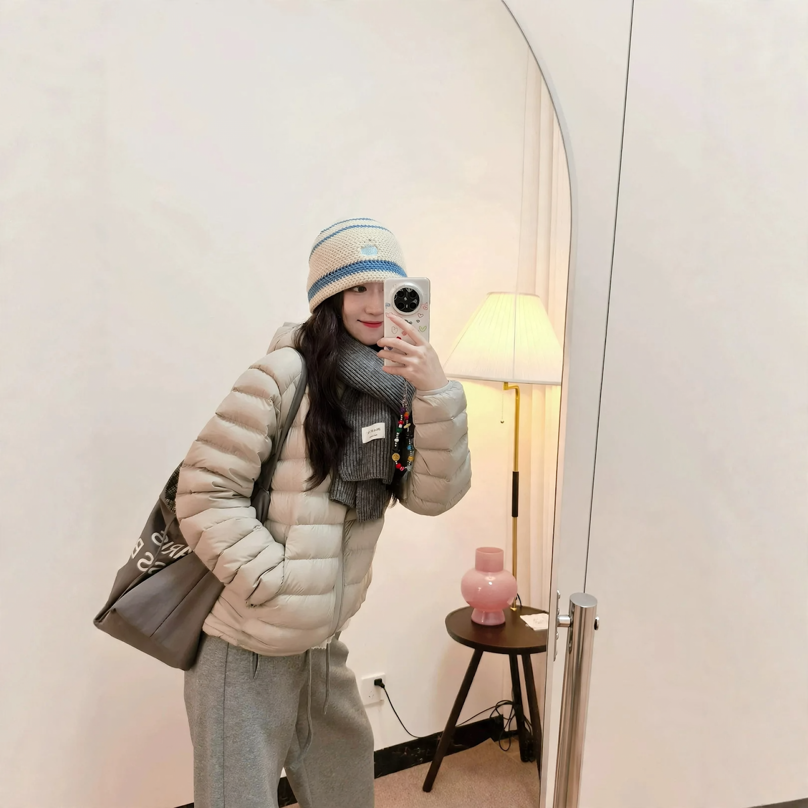 Lightweight down jacket with quilted pattern, Unisex