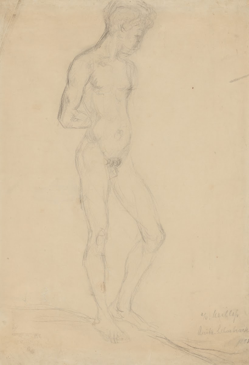 Male Nude Model 1912