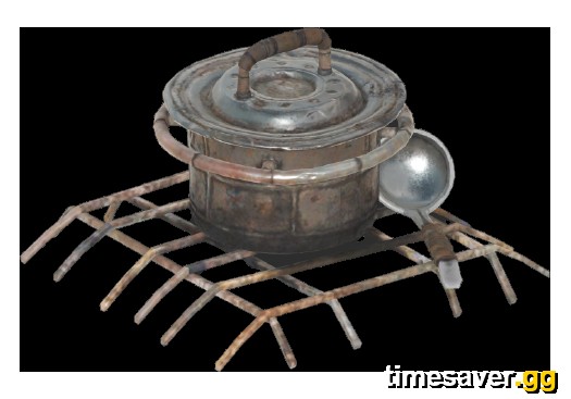 Fallout 76 Cooking Station for Vegetable Starch adhesive farming