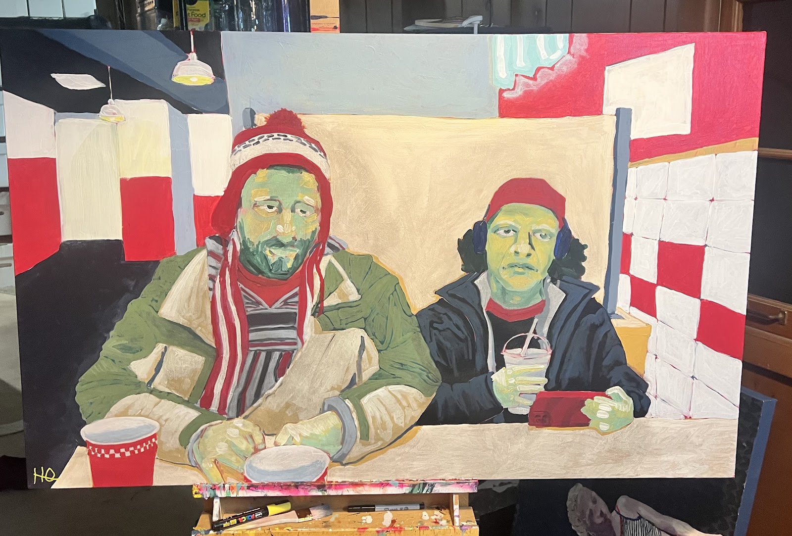 Acrylic on canvas