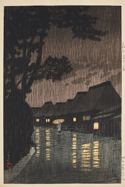 Soshu Maekawa no ame Rain at Maekawa Sagami Province 1932