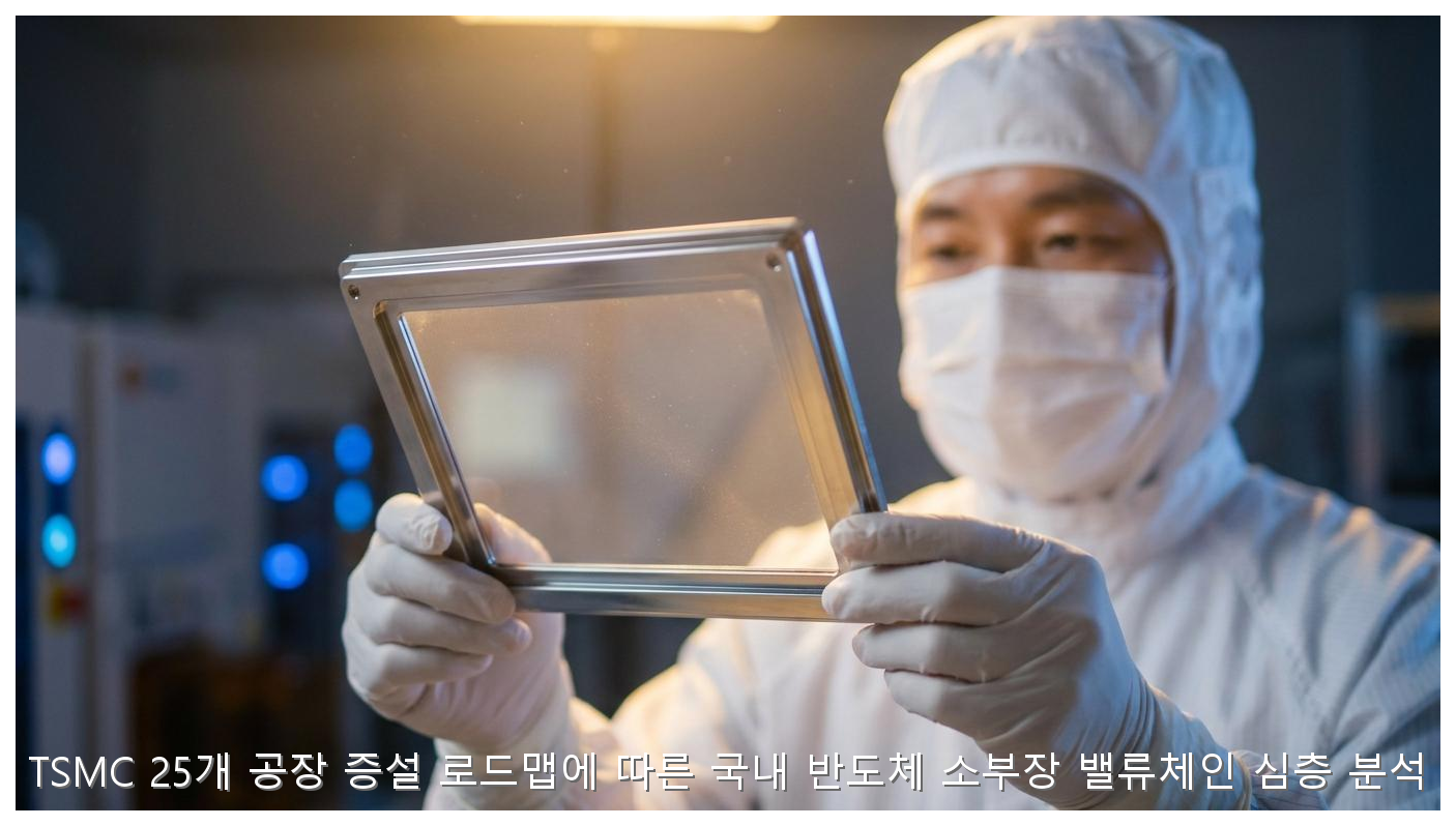TSMC 25개 공장 증설 로드맵에 따른 국내 반도체 소부장 밸류체인 심층 분석 핵심 안내 및 분석 인포그래픽 (3)