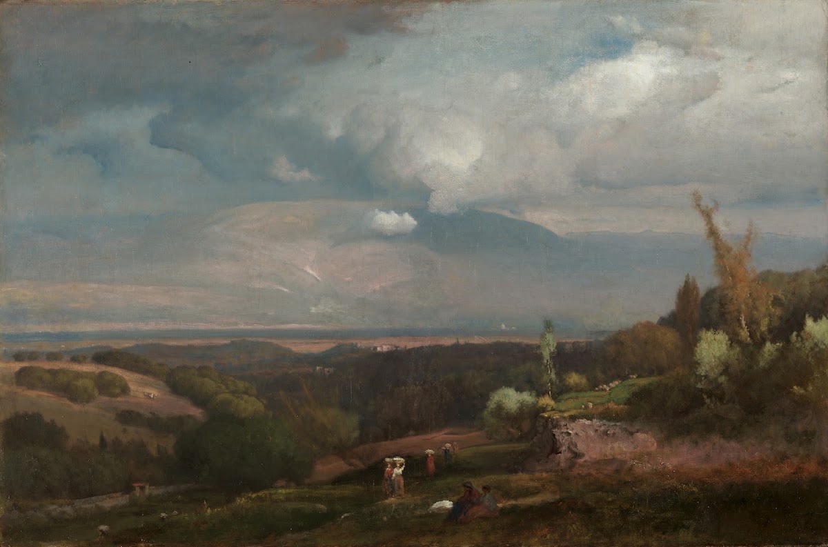 Approaching Storm from the Alban Hills 1871