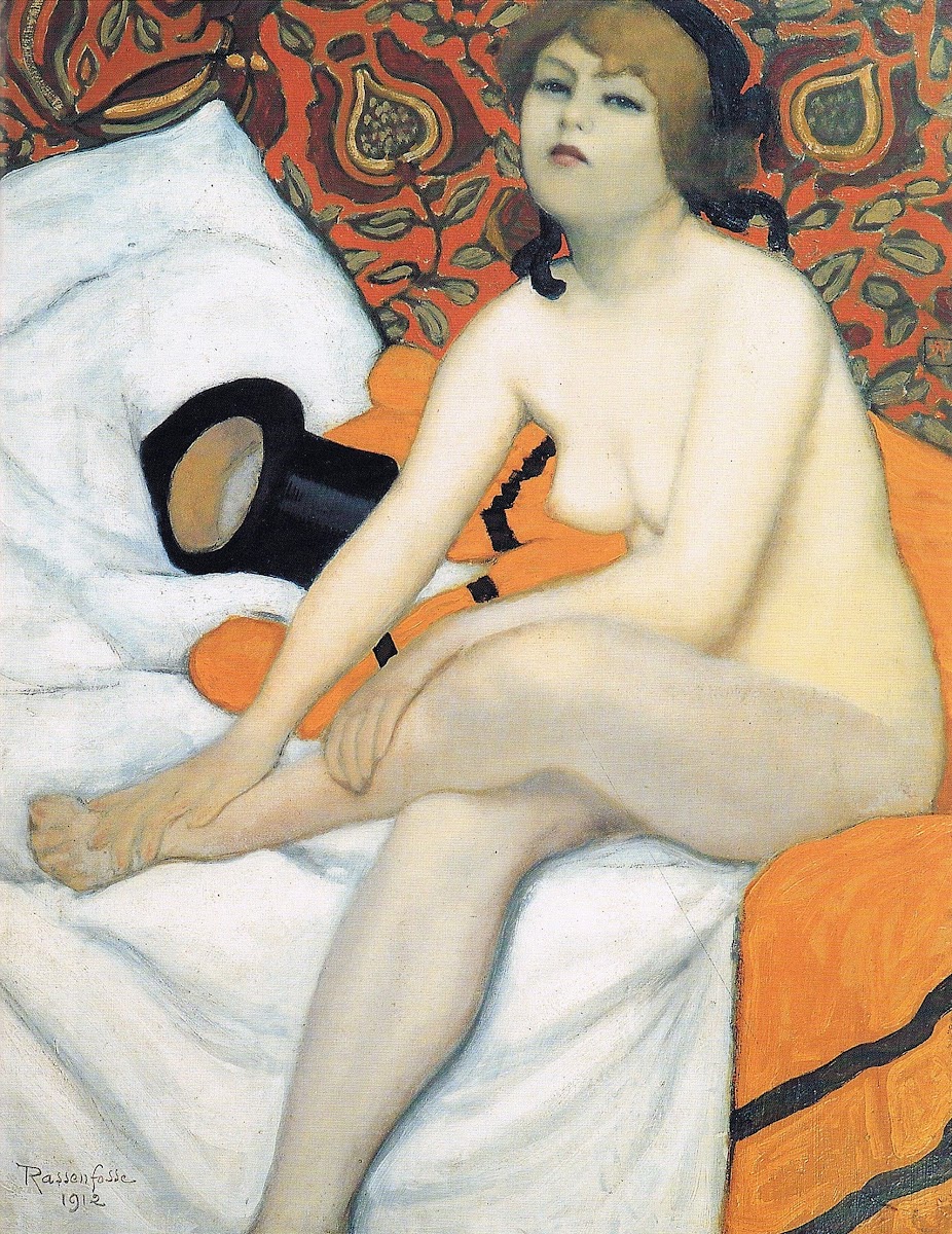 The yellow bathrobe 1912