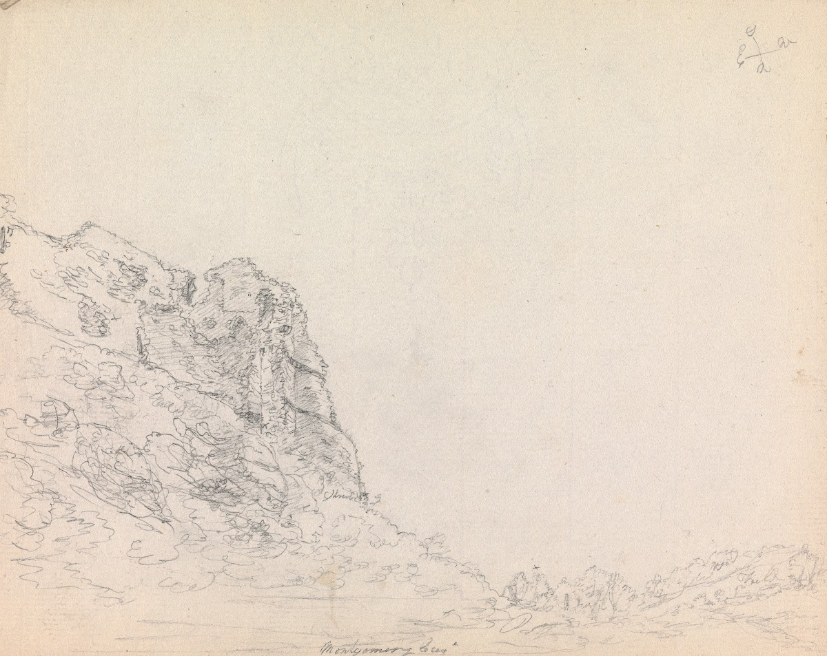 Montgomery Castle Powys Mid Wales 1791