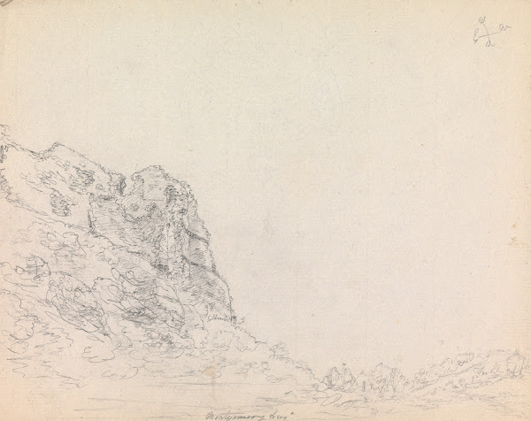Montgomery Castle Powys Mid Wales 1791
