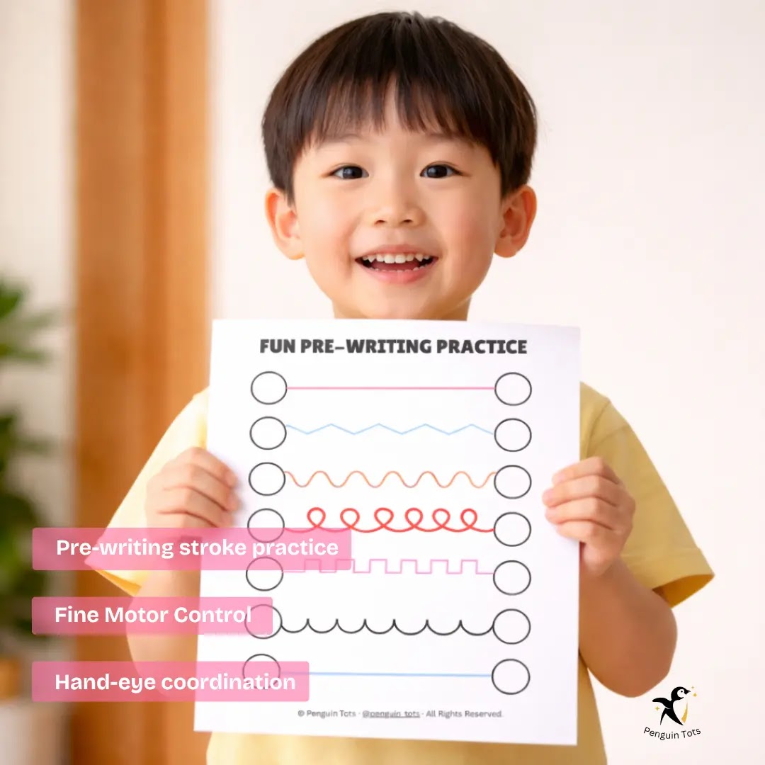 Line Pattern Dice Tracing Activity | Pre Writing Skills, Pencil Control & Fine Motor Development