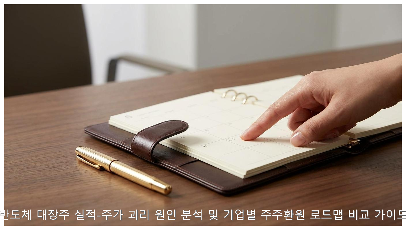 반도체 대장주 실적-주가 괴리 원인 분석 및 기업별 주주환원 로드맵 비교 가이드 핵심 안내 및 분석 인포그래픽 (4)
