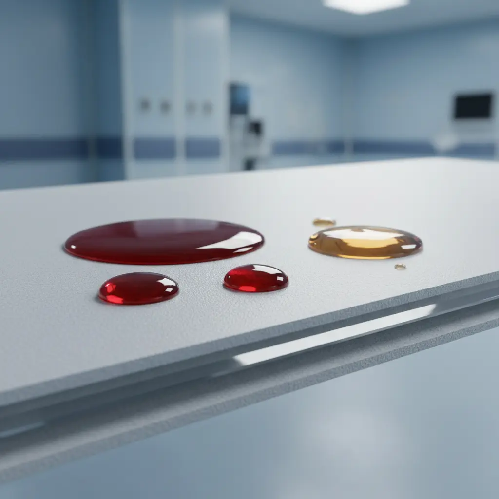 Ketahanan vinyl hospital grade terhadap cairan kimia dan darah