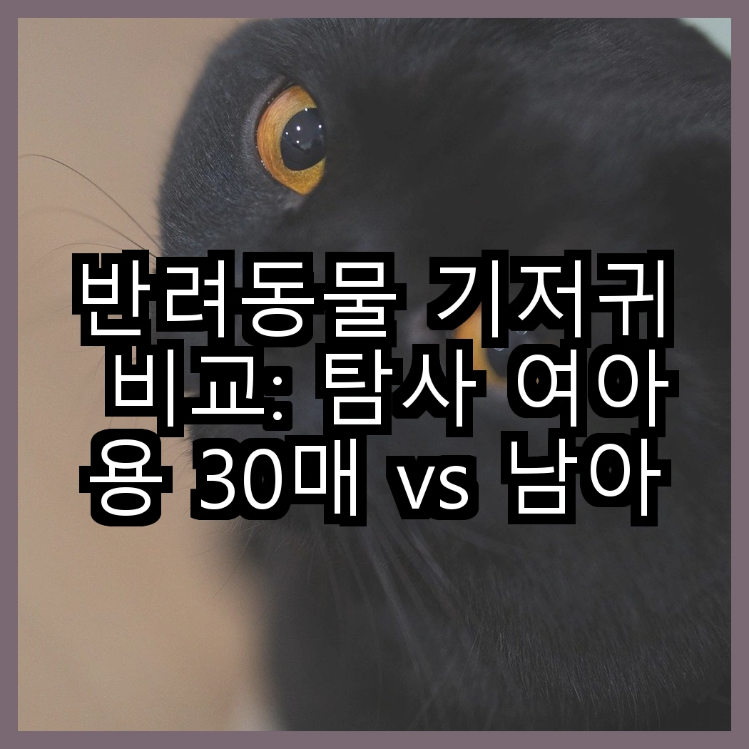반려동물 기저귀 비교: 탐사 여아용 30매 vs 남아용 기저귀, 어떤 선택이 더 좋을까요? 썸네일