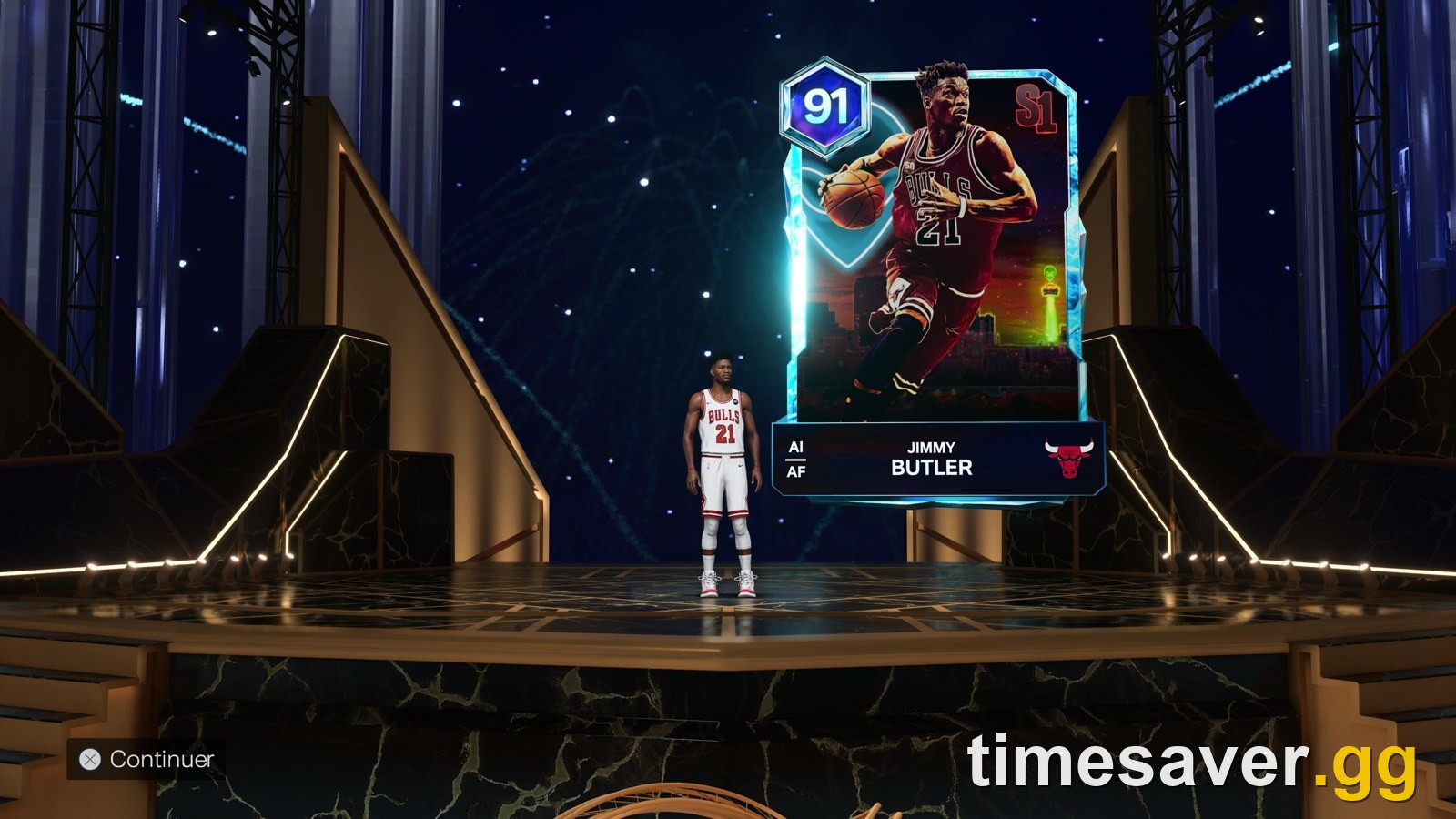 NBA 2K27 gameplay screenshot showing an interior big man in action near the basket