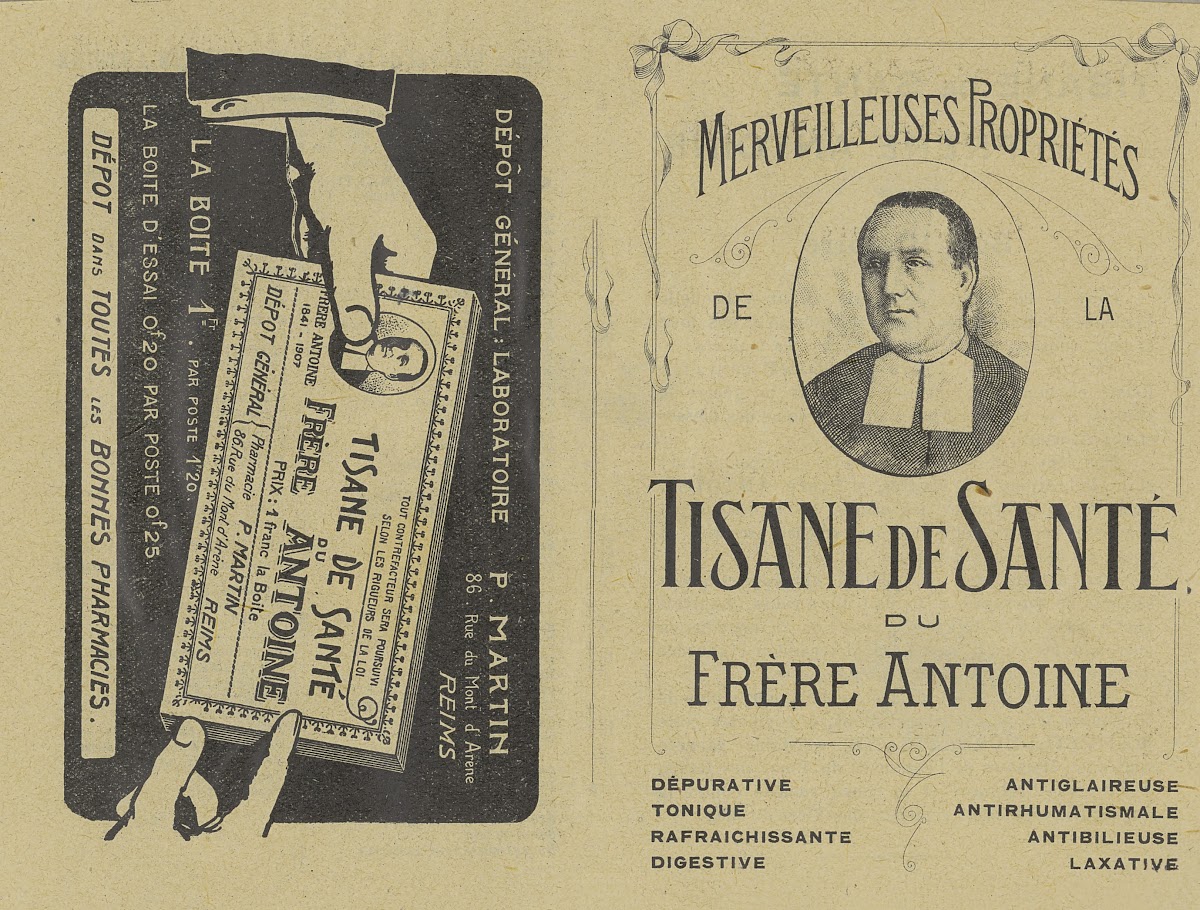 Tisane De Santé Du FrèRe Antoine 1910 1950